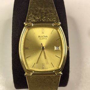 1989 BULOVA 92S23 MVT~C863229~6352.10 ~1 JEWEL~OLD SCHOOL MESH BRACELET~OPULENT